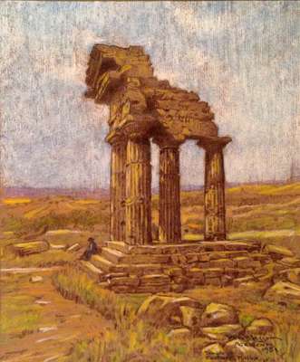 Temple of Castor and Pollux, Agrigento. Sicily - Blessum Benjamin